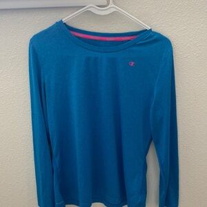 Champion Powertrain Long Sleeve Dry-Fit Tee T-shirt Size Medium Powertrain